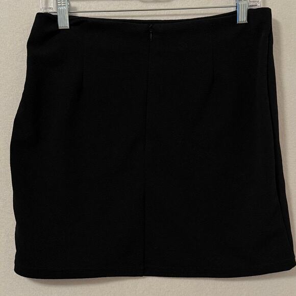 Floral Botanical Embroidered High-Rise Mini Skirt Size 8/10 Festival Rock Y2K - Picture 4 of 8